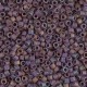 Miyuki Delica Perlen 11/0 - Matted opaque brown ab DB-884